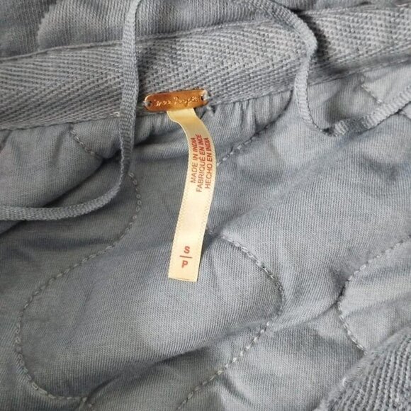 Free People Annie Quilted Sweatshirt Top Floral Printed Oversized S NEW 274737 - Picture 8 of 8